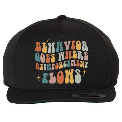 Behavior Goes Where Reinforcement Flows ABA Wool Snapback Cap