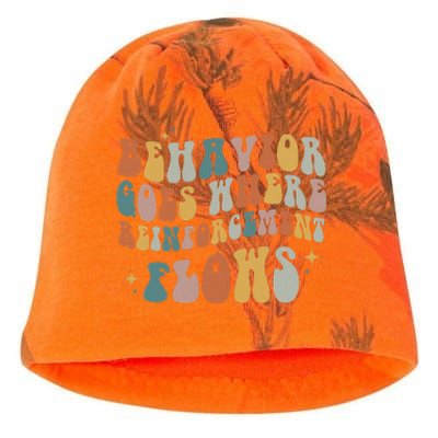 Behavior Goes Where Reinforcement Flows ABA Kati - Camo Knit Beanie