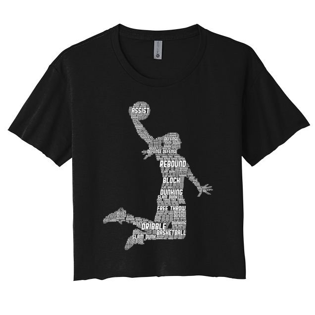 Basketball Girl Wo K.i.d.s Girls Crop Top