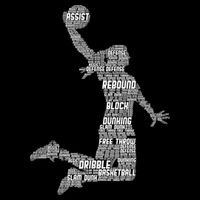 Basketball Girl Wo K.i.d.s Girls Zip Tote Bag