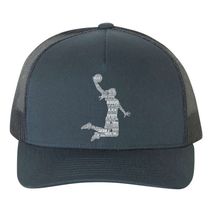 Basketball Girl Wo Girls Yupoong Adult 5-Panel Trucker Hat