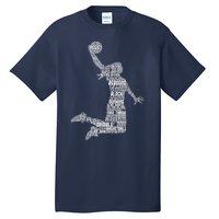 Basketball Girl Wo Girls Tall T-Shirt