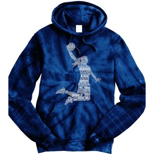 Basketball Girl Wo Girls Tie Dye Hoodie