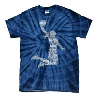 Basketball Girl Wo Girls Tie-Dye T-Shirt