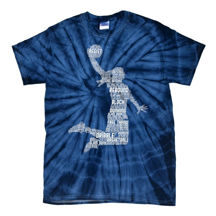 Basketball Girl Wo Girls Tie-Dye T-Shirt