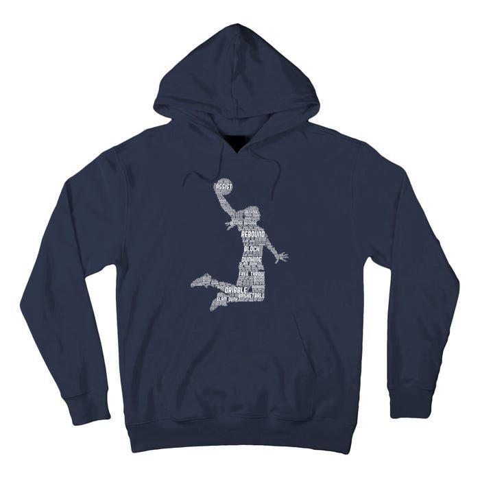 Basketball Girl Wo Girls Tall Hoodie