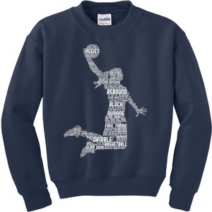 Basketball Girl Wo Girls Kids Sweatshirt