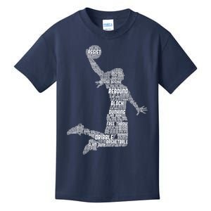 Basketball Girl Wo Girls Kids T-Shirt