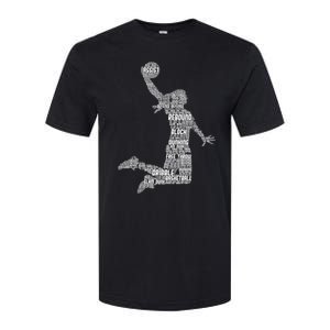 Basketball Girl Wo Girls Softstyle CVC T-Shirt