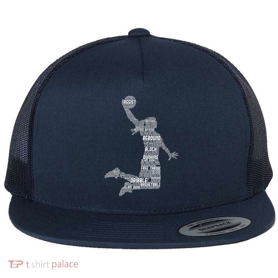 Basketball Girl Women Flatbill Hat