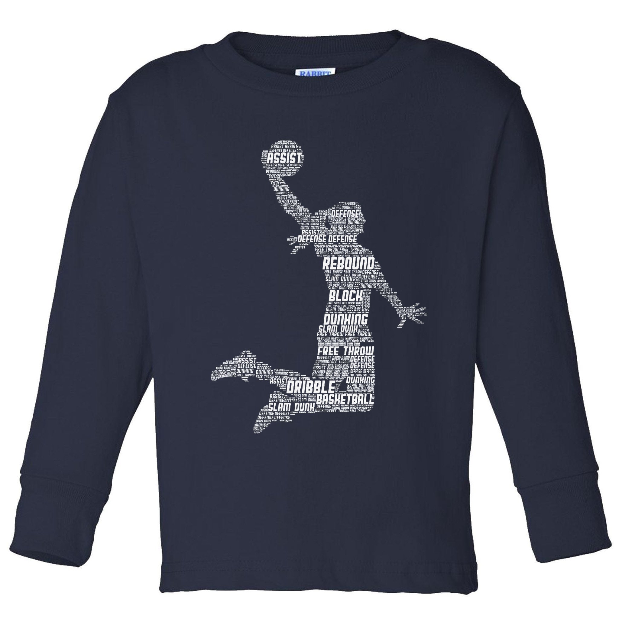 Basketball Girl Women Toddler Long Sleeve Shirt