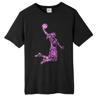 Basketball Girl Women Tall Fusion ChromaSoft Performance T-Shirt