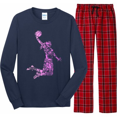 Basketball Girl Women Long Sleeve Pajama Set