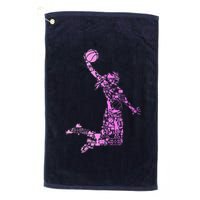 Basketball Girl Women Platinum Collection Golf Towel