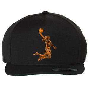 Basketball Girl Women Wool Snapback Cap