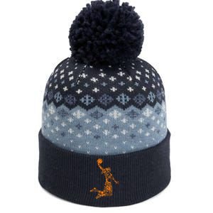 Basketball Girl Women The Baniff Cuffed Pom Beanie