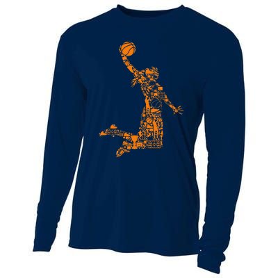 Basketball Girl Women Cooling Performance Long Sleeve Crew