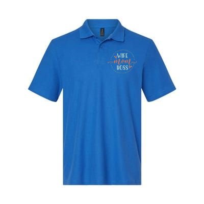 Boss Gift Wife Mom Boss Gift Softstyle Adult Sport Polo