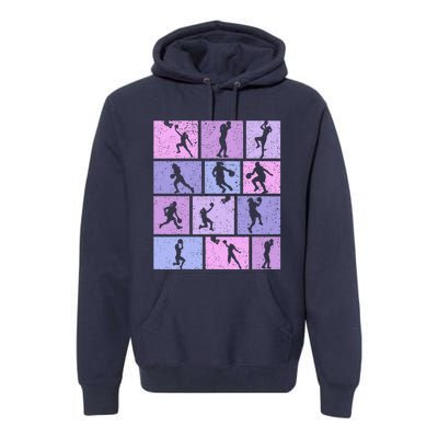 Basketball Girl Women Premium Hoodie