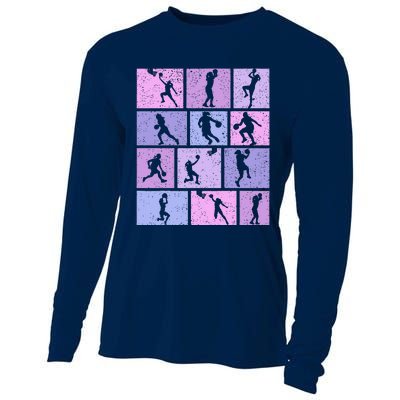 Basketball Girl Women Cooling Performance Long Sleeve Crew