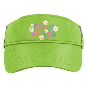 Boho Groovy Wavy Fifth Grade Gift Adult Drive Performance Visor