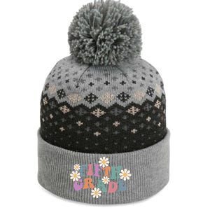 Boho Groovy Wavy Fifth Grade Gift The Baniff Cuffed Pom Beanie