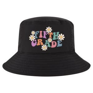 Boho Groovy Wavy Fifth Grade Gift Cool Comfort Performance Bucket Hat