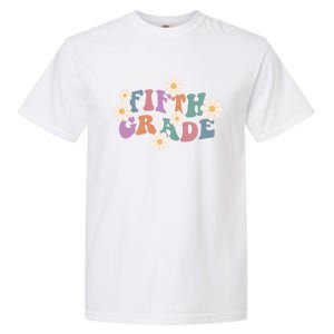 Boho Groovy Wavy Fifth Grade Gift Garment-Dyed Heavyweight T-Shirt