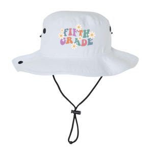 Boho Groovy Wavy Fifth Grade Gift Legacy Cool Fit Booney Bucket Hat