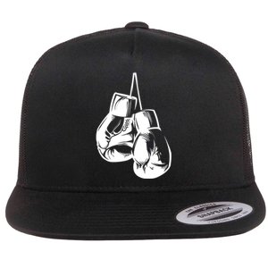 Boxer Gift With Touch Boxing Gloves Cute Gift Flat Bill Trucker Hat