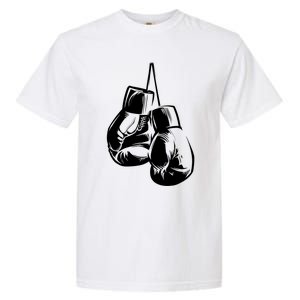 Boxer Gift With Touch Boxing Gloves Cute Gift Garment-Dyed Heavyweight T-Shirt