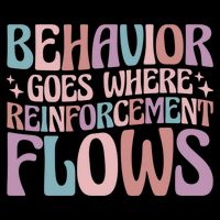 Behavior Goes Where Reinforcement Flows Behavior Analyst Cute Gift Flat Bill Trucker Hat