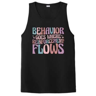 Behavior Goes Where Reinforcement Flows Behavior Analyst Cute Gift PosiCharge Competitor Tank