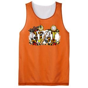 Ballpark Gigi With Baseball Bat Mesh Reversible Basketball Jersey Tank