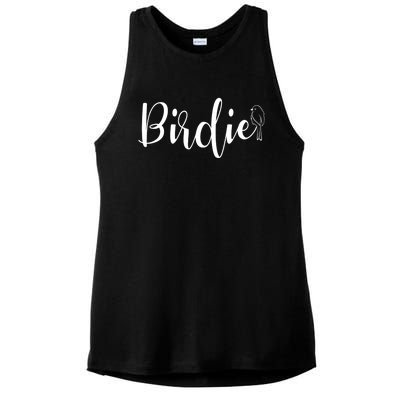 Birdie Gift Women's Funny Grandmother Nickname Gift Ladies PosiCharge Tri-Blend Wicking Tank