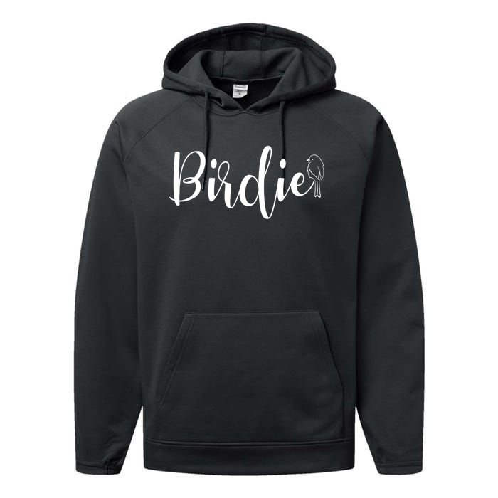 Birdie Gift Women's Funny Grandmother Nickname Gift Performance Fleece Hoodie