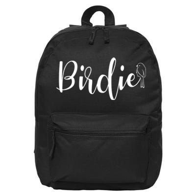 Birdie Gift Women's Funny Grandmother Nickname Gift 16 in Basic Backpack