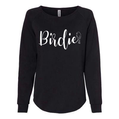 Birdie Gift Women's Funny Grandmother Nickname Gift Womens California Wash Sweatshirt