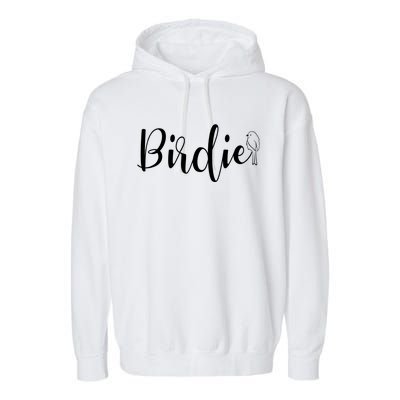 Birdie Gift Women's Funny Grandmother Nickname Gift Garment-Dyed Fleece Hoodie