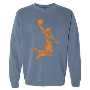 Basketball Girl Wo Garment-Dyed Sweatshirt