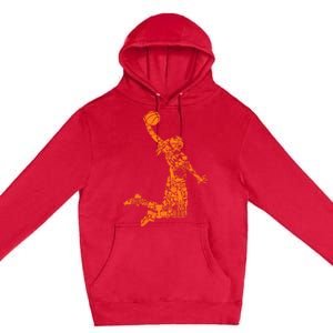 Basketball Girl Wo Premium Pullover Hoodie