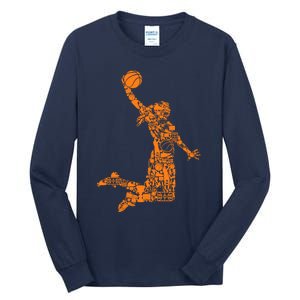 Basketball Girl Wo Tall Long Sleeve T-Shirt