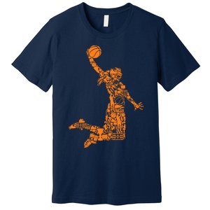 Basketball Girl Wo Premium T-Shirt