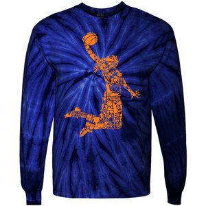 Basketball Girl Wo Tie-Dye Long Sleeve Shirt