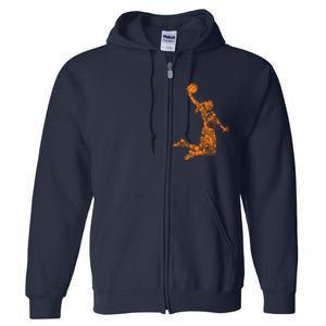 Basketball Girl Wo Full Zip Hoodie