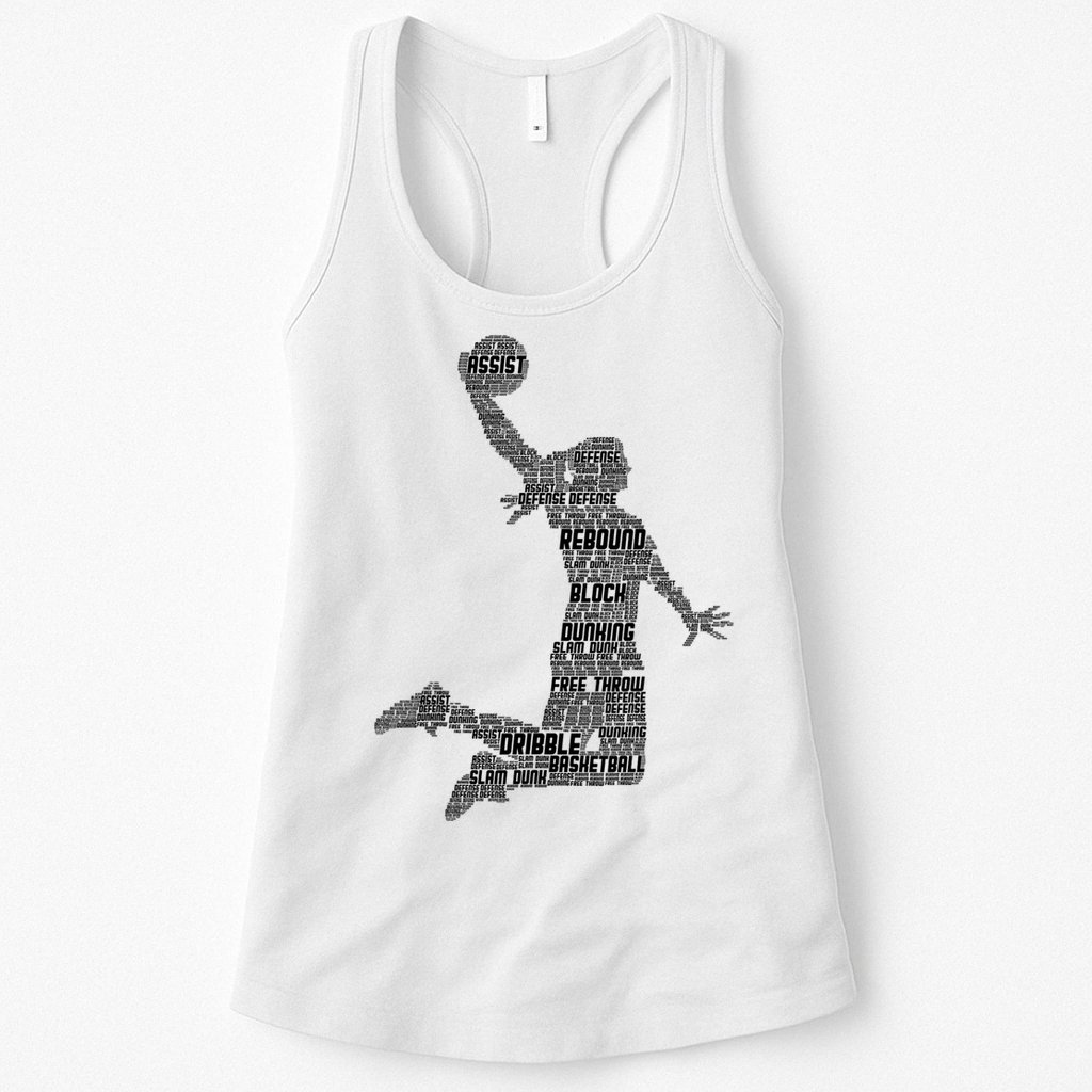 Basketball Girl Women Kids Girls Womens Tank Top