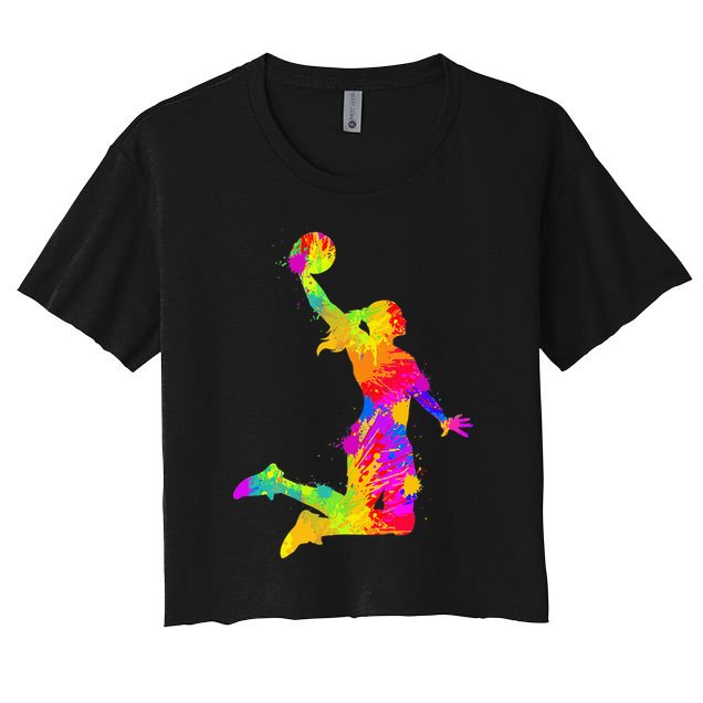 Basketball Girl Women Girl Crop Top