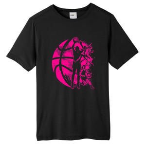 Basketball Girl Women Female Basketball Team Tall Fusion ChromaSoft Performance T-Shirt