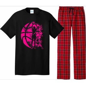 Basketball Girl Women Female Basketball Team Pajama Set