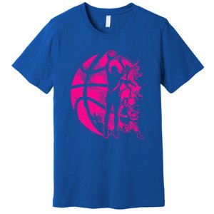 Basketball Girl Women Female Basketball Team Premium T-Shirt